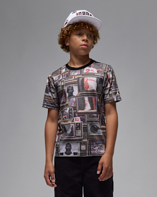 Детская футболка Jordan Flight Essentials Big Kids' Boxed Logo 3.0