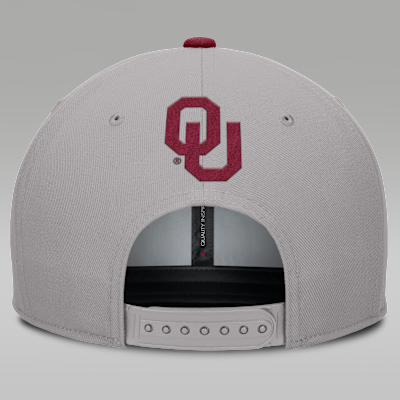 Oklahoma On-Field Club Men's Jordan Brand Dri-FIT College Adjustable Hat