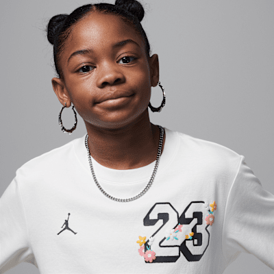 Jordan Big Kids' Summer Bloom Oversized T-Shirt