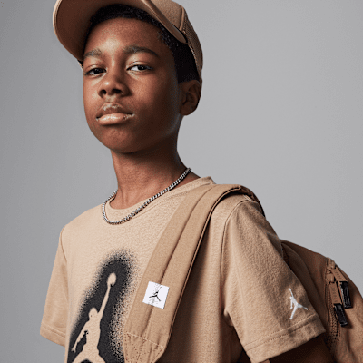 Playera Jordan aerografiada para niños talla grande Jordan MVP