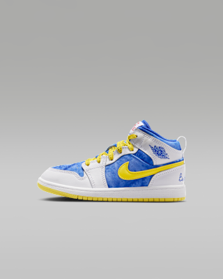 Детские кроссовки Jordan 1 Mid Sneaker School Little Kids'