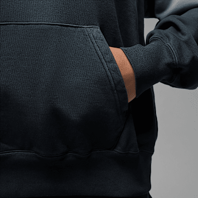 Sudadera sin cierre con gorro forrado de satén para mujer Jordan Flight Fleece