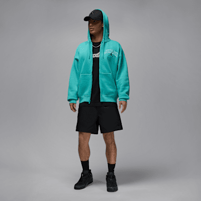 Sweat à capuche et zip oversize Jordan Brooklyn Fleece pour homme