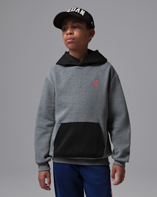 Детское худи Jordan Brooklyn Fleece Big Kids' Pullover Hoodie