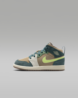 Детские кроссовки Jordan 1 Mid SE Little Kids'