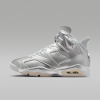 Tenis para hombre Air Jordan 6 Retro x Paris Saint-Germain "Metallic Silver"