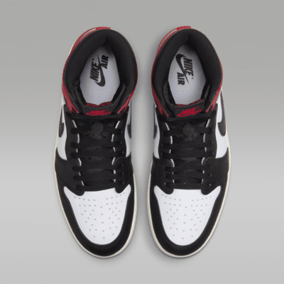 Tenis para hombre Air Jordan 1 Retro High OG "Black Toe"