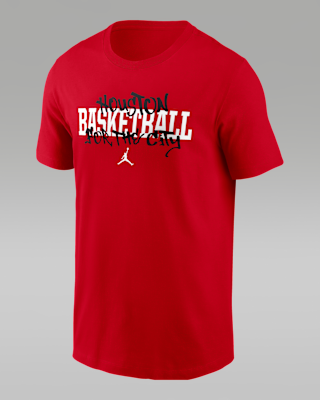 Мужская футболка Houston Cougars Jordan NCAA Cotton