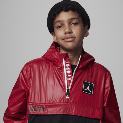 Jordan Half-Zip Windbreaker Older Kids' Jacket. Nike SI
