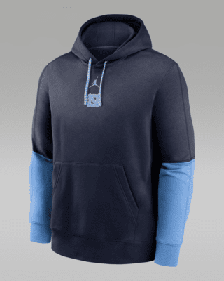 Мужское худи North Carolina Tar Heels Sideline Team Issue Club Nike College Pullover Hoodie