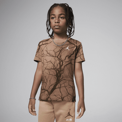 Jordan Little Kids' Family Tree Printed T-Shirt