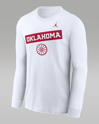 Мужская футболка Oklahoma Sooners 2-Hit Classic Location Nike College Long-Sleeve