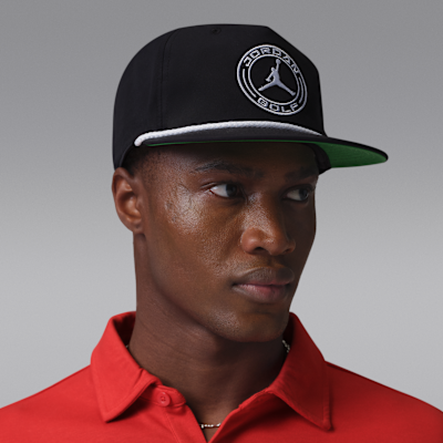 조던 프로 스트럭처드 드라이 핏 플랫 브림 골프 모자