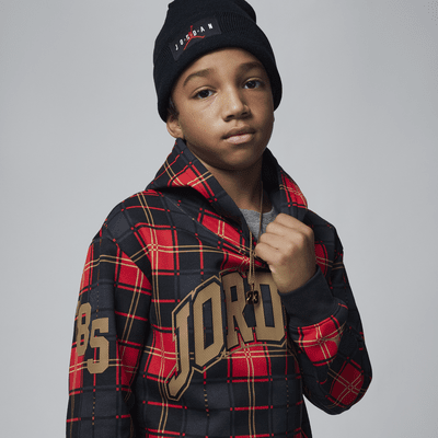 Brooklyn Fleece Plaid Pullover Hoodie Big Kids' Hoodie