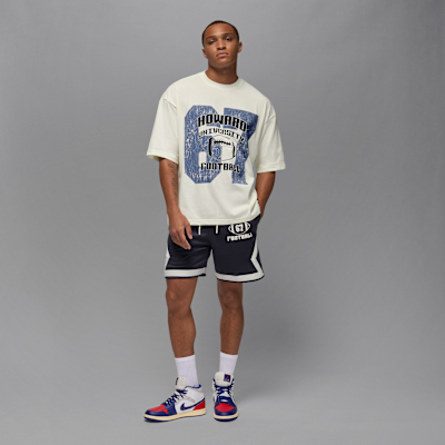 Jordan Flight Essentials x Howard University Men's Oversized T-Shirt