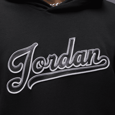 เสื้อมีฮู้ดผ้าฟลีซผู้ชายแบบสวม Jordan Flight MVP