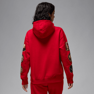 Sudadera con gorro sin cierre para mujer Jordan Brooklyn Fleece