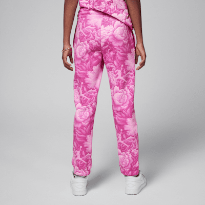 Pants con estampado floral para niños talla grande Jordan Brooklyn Essentials