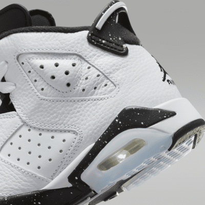 Air Jordan 6 Retro "White/Black" Big Kids' Shoes