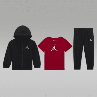 Ensemble trois pièces Jordan Essentials 3-Piece Full-Zip Boxed Set pour bébé