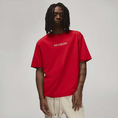 Nike air t shirt red on sale