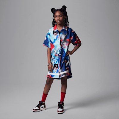 Jordan Big Kids' Brooklyn Poolside Dress