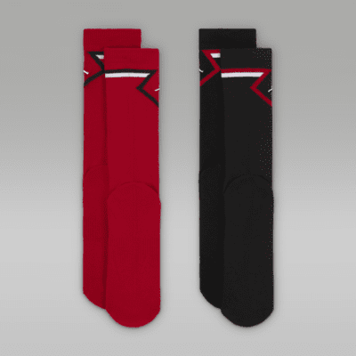 Jordan Big Kids' Diamond High Crew Socks (2 Pairs)