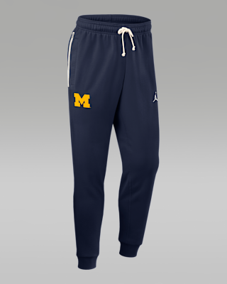 Мужские  Michigan Sideline Jordan Brand Dri-FIT College Taper Pants