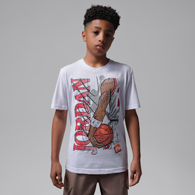 Детские футболки Jordan Big Kids' Jumpman Hip Rest T-Shirt