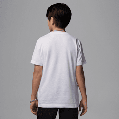 T-Shirt με κεντημένο λογότυπο Jordan για μεγάλα παιδιά