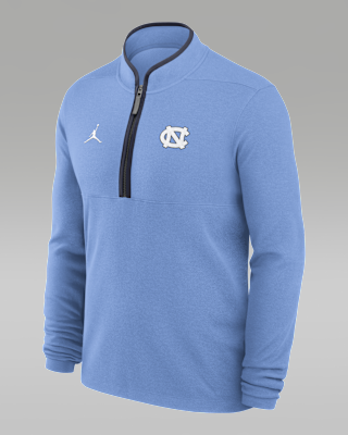 Мужские  North Carolina Victory Jordan Brand Dri-FIT College 1/2-Zip Long-Sleeve Top