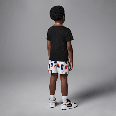 Conjunto de shorts de dos piezas para niños talla pequeña Jordan Court of Legends
