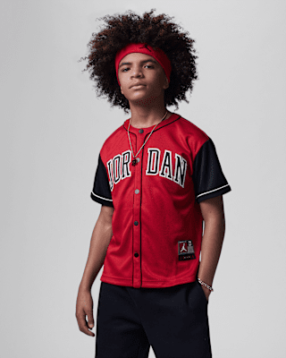 Детские джерси Jordan Big Kids' Baseball Jersey