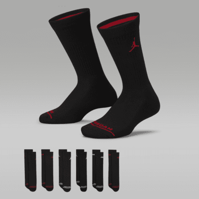 Jordan Legend Big Kids' Crew Socks (6 Pairs)