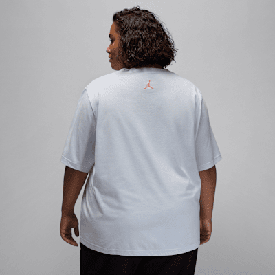 T-shirt com grafismo Jordan para mulher (tamanhos grandes)