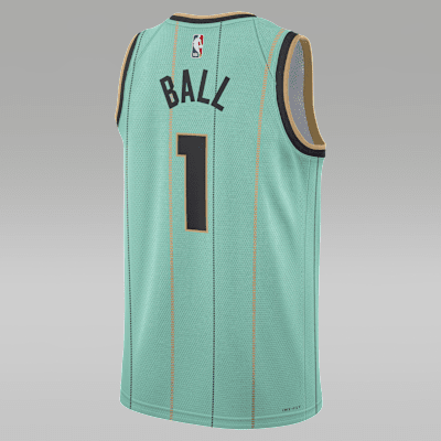 Jersey Jordan Dri-FIT de la NBA Swingman para hombre LaMelo Ball Charlotte Hornets 2024/25 City Edition