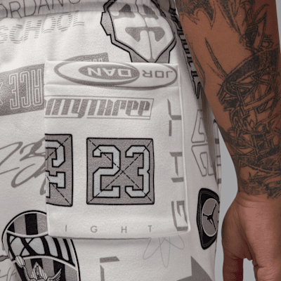 Pants estampados de tejido Fleece para hombre Jordan Essentials