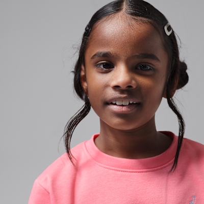 Jordan Brooklyn Fleece tweedelige set met ronde hals voor kleuters