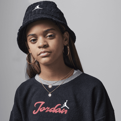 Sudadera de cuello redondo Jordan para niños talla grande Meta-Enchantment Cozy