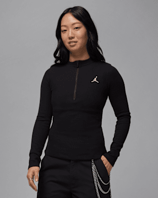Женские  Jordan Long-Sleeve 1/2-Zip Knit Top