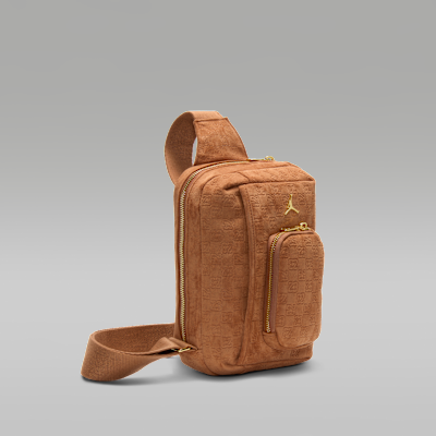 ジョーダン スエード モノグラム スリングバッグ (3L)