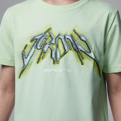 Playera de deporte con gráfico para niños talla grande Jordan Dri-FIT