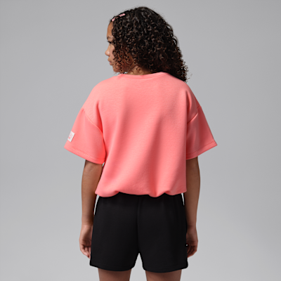 Jordan Big Kids' Flower of Friendship Knit Top