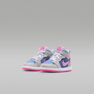 Boty Jordan 1 Mid SE pro kojence a batolata