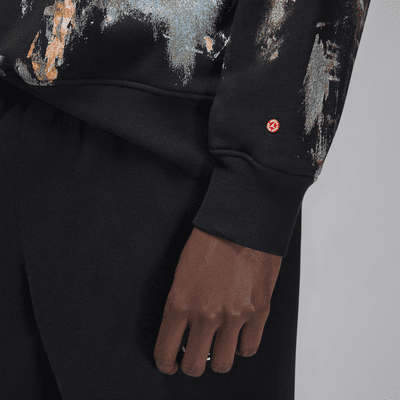 เสื้อวอร์มคอกลมผ้าฟลีซ Jordan Artist Series by Jammie Holmes