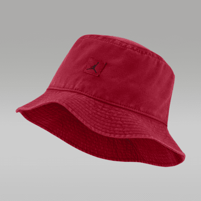 nike red bucket hat