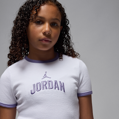 Jordan Older Kids' Semi-Cropped Ribbed T-Shirt