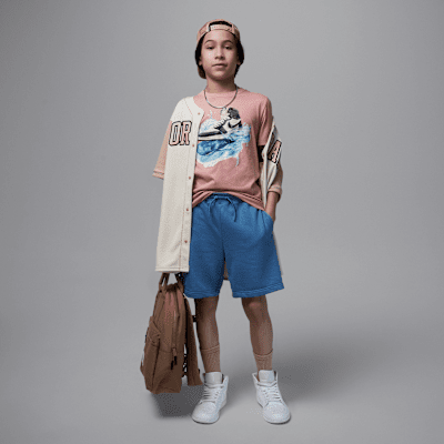 Playera Aj1 Wave para niños talla grande Jordan