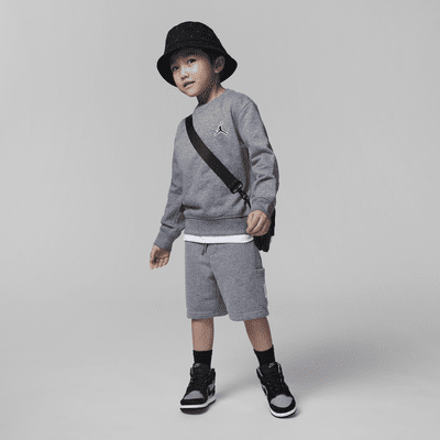 Jordan Essentials French Terry Crew Little Kids' Top