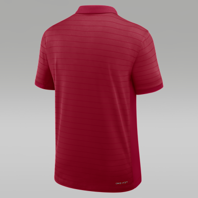 Oklahoma Sideline Victory Stripe Men's Jordan Brand Dri-FIT College Polo